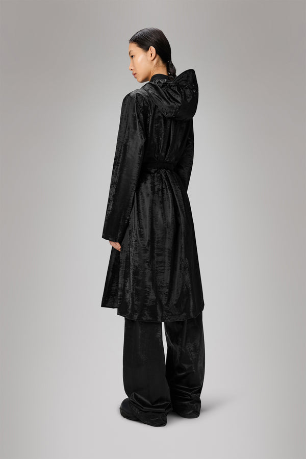 Rains A-Line Longer W Jacket Coal