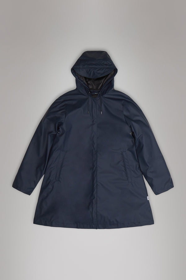 Rains A-Line W Jacket Navy