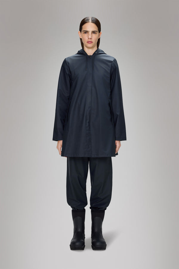 rains A-Line W Jacket Navy
