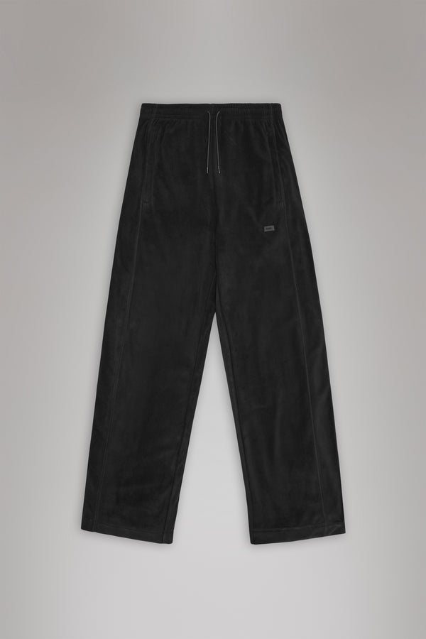 Rains Addis Fleece Pants Wide Black