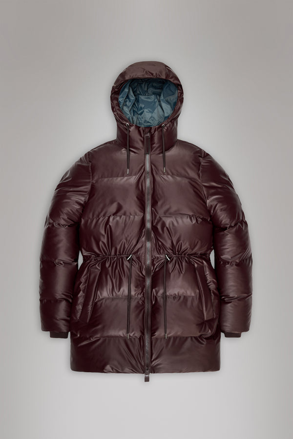 Rains Alta Long Puffer String W Jacket Depth