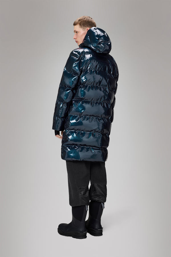 Rains Alta Longer Puffer Jacket Spill