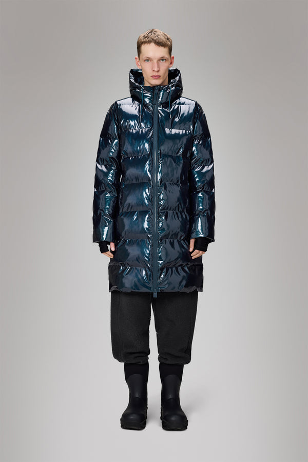 rains Alta Longer Puffer Jacket Spill