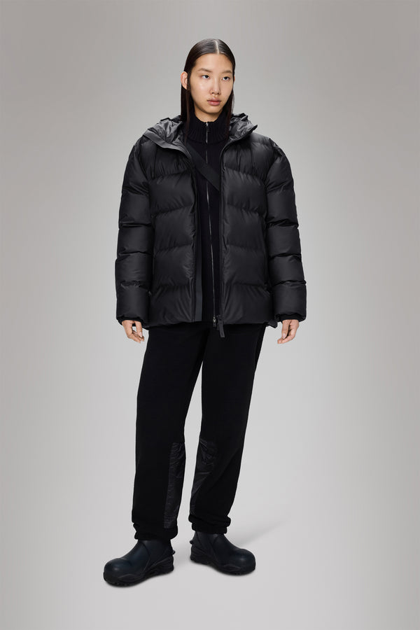 Rains Alta Puffer Jacket Black