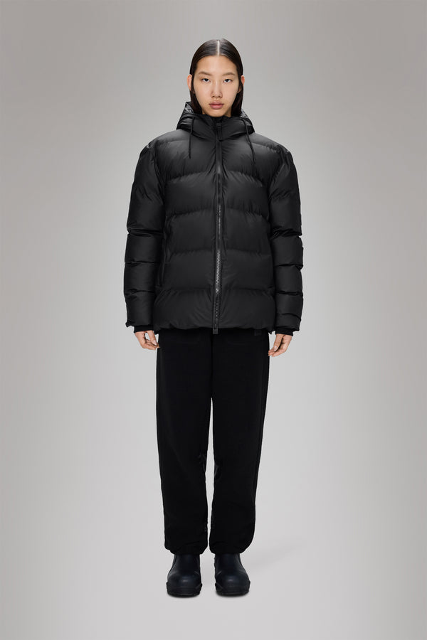 rains Alta Puffer Jacket Black