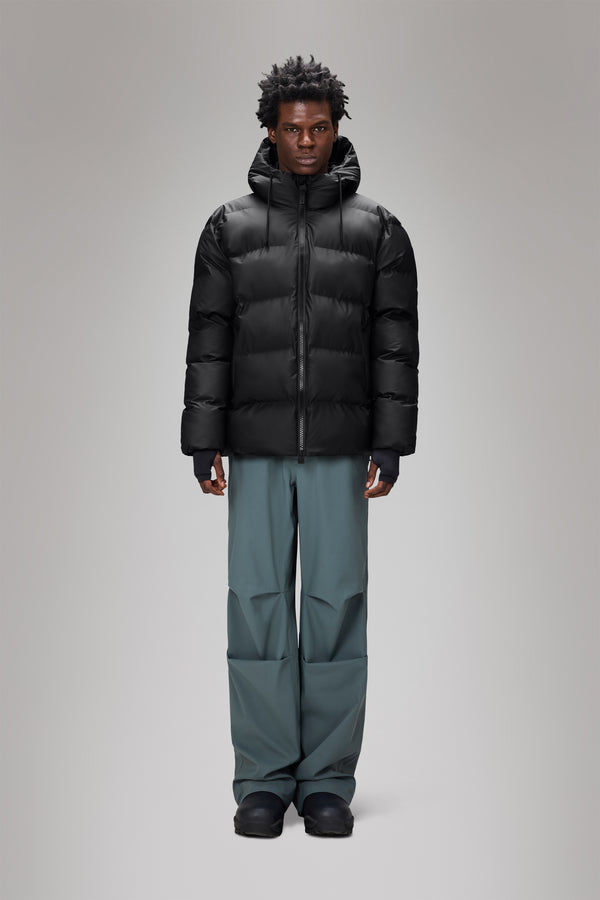 rains Alta Puffer Jacket Black