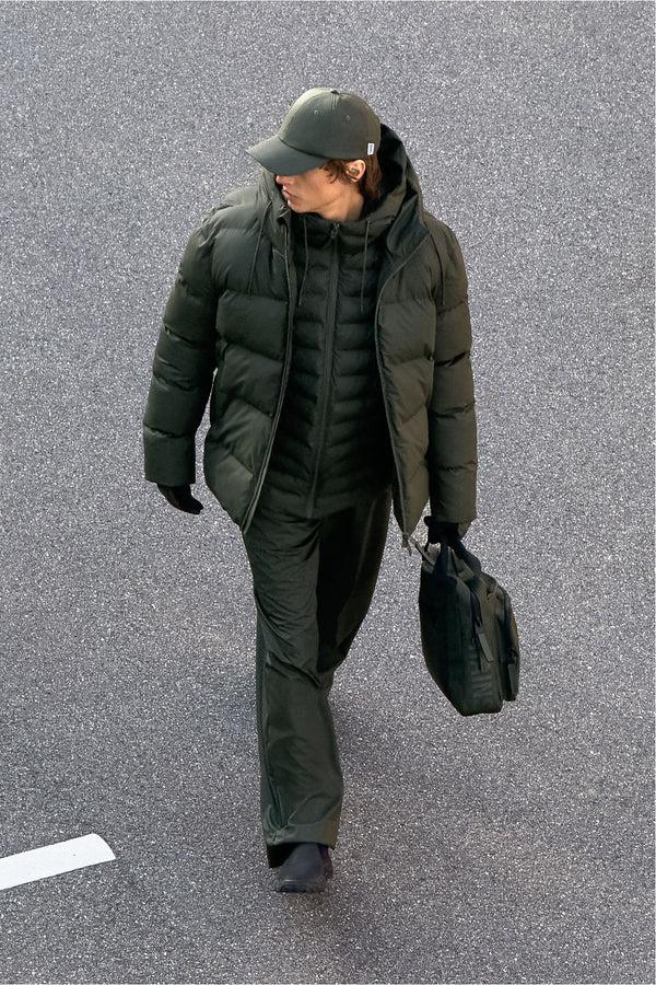 rains Alta Puffer Jacket Green