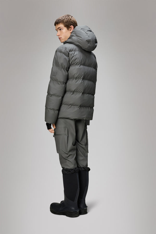 Rains Alta Puffer Jacket Grey