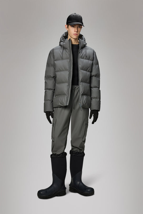 Rains Alta Puffer Jacket Grey