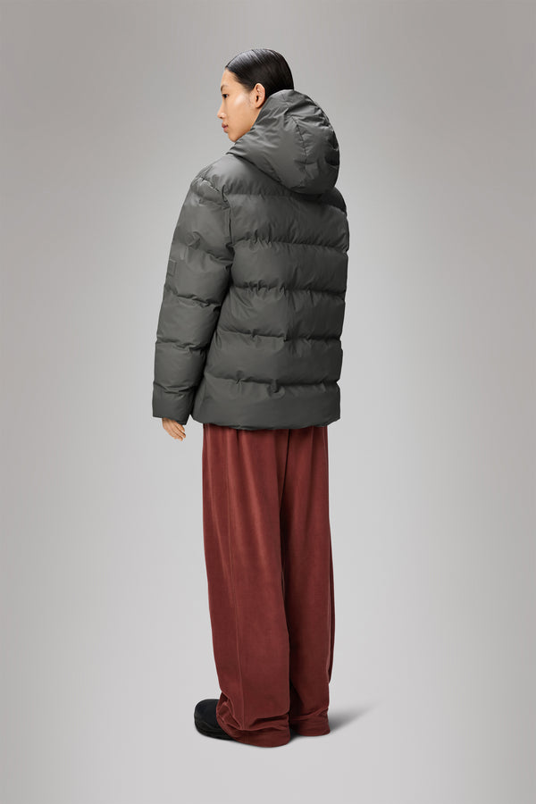 Rains Alta Puffer Jacket Grey