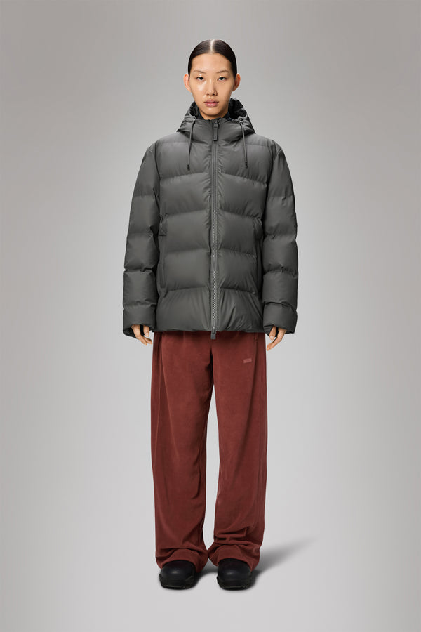 rains Alta Puffer Jacket Grey