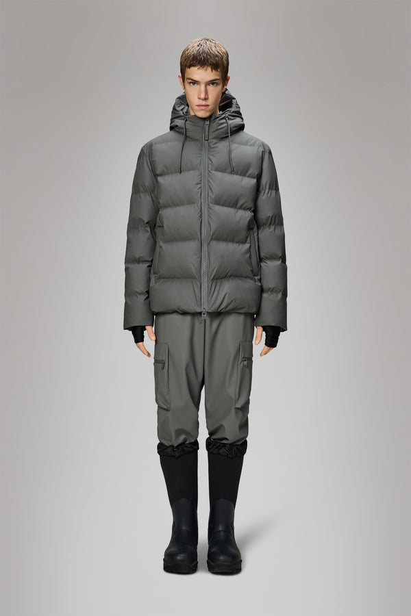rains Alta Puffer Jacket Grey