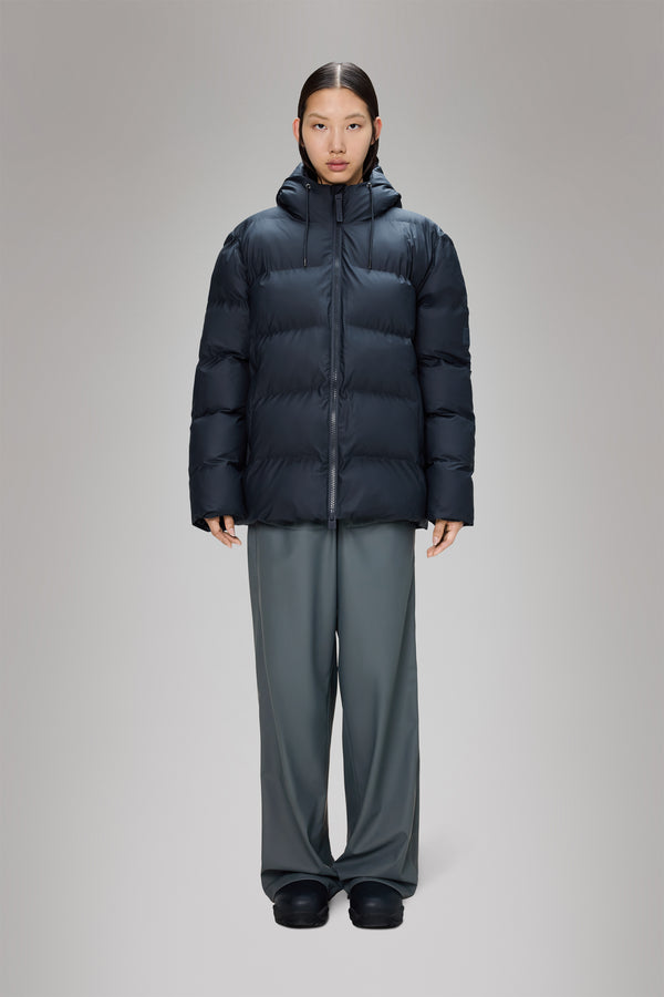 rains Alta Puffer Jacket Navy