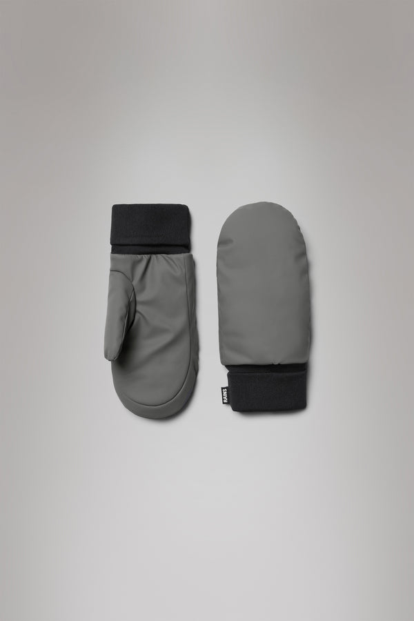 rains Alta Puffer Mittens Grey