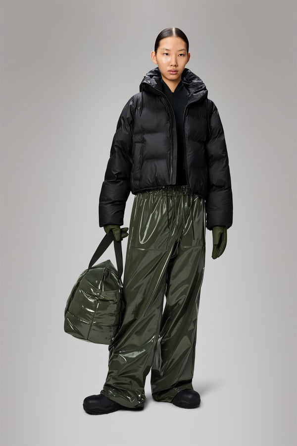 Rains Alta Short Puffer Jacket Black