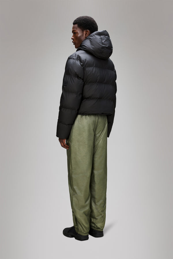Rains Alta Short Puffer Jacket Black