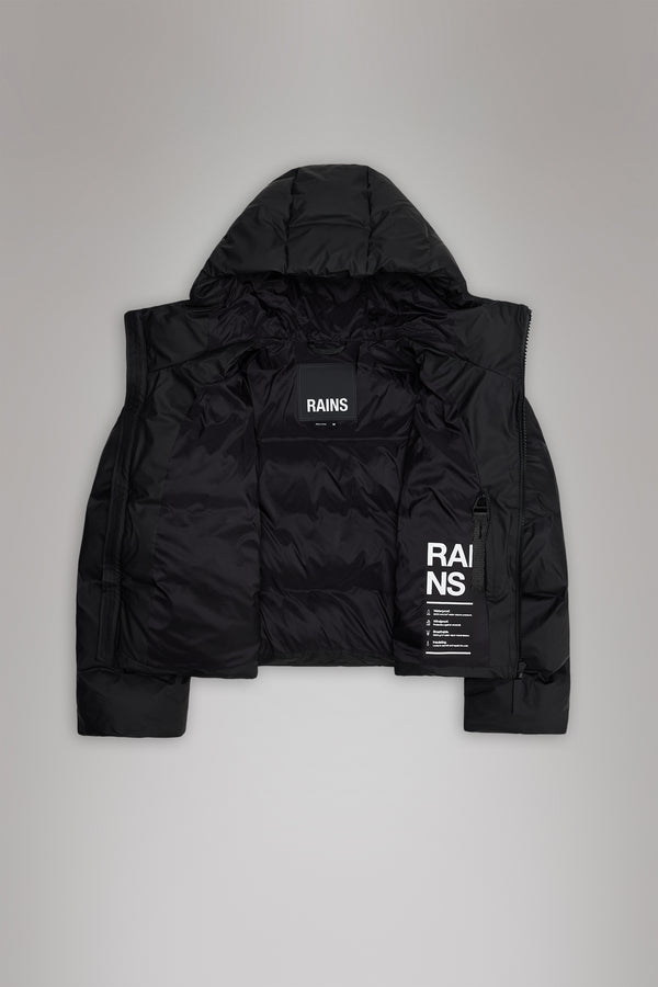Rains Alta Short Puffer Jacket Spill