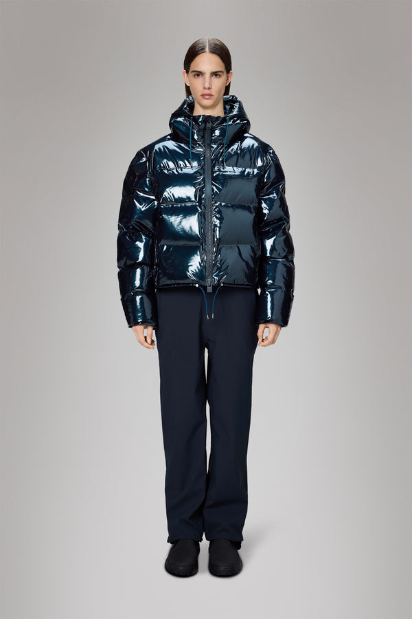 rains Alta Short Puffer Jacket Spill