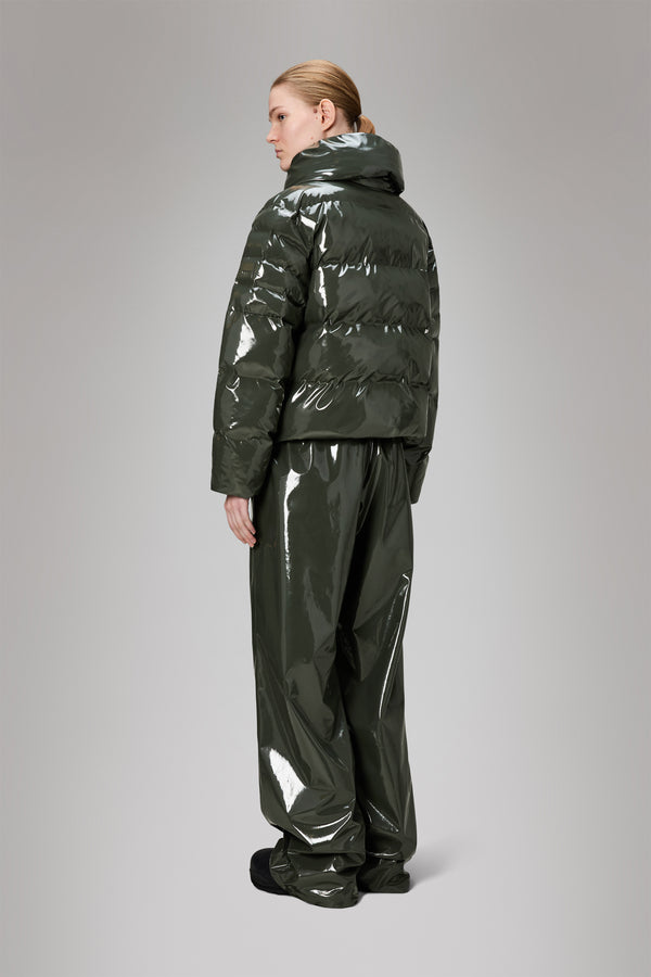 Rains Alta Vision Short Puffer Jacket Swamp