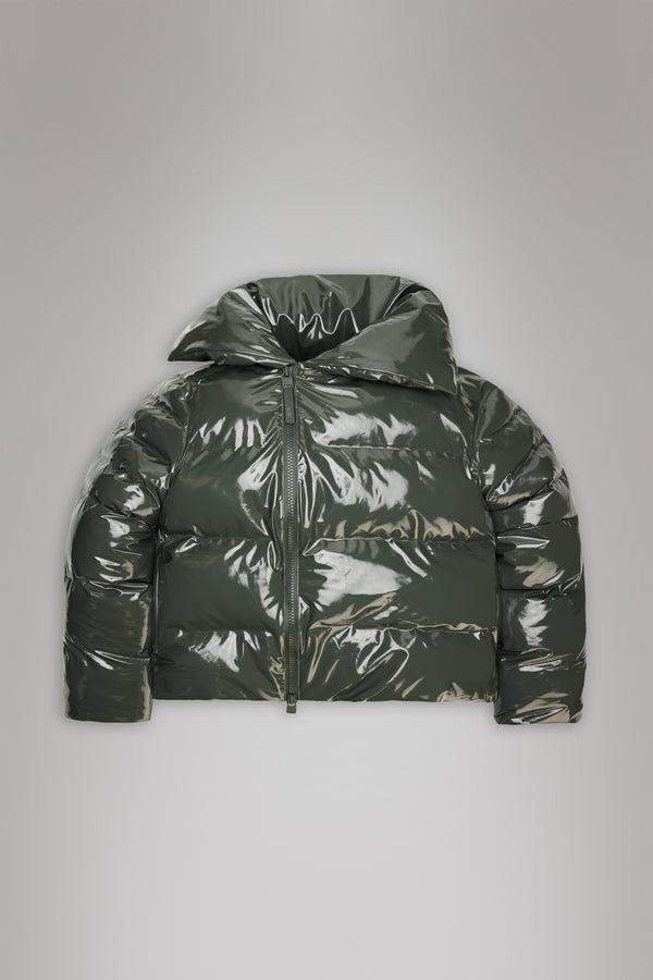 Rains Alta Vision Short Puffer Jacket Swamp