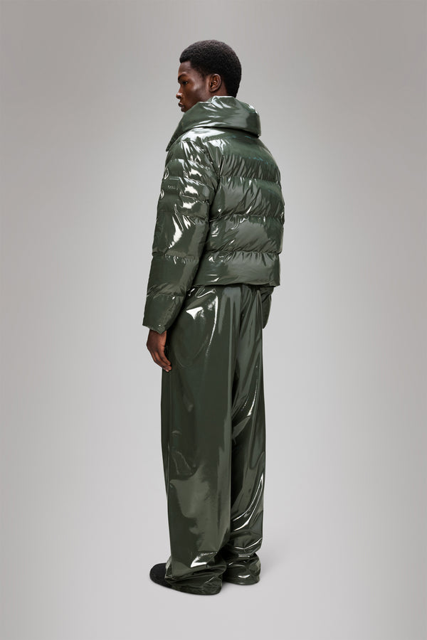 Rains Alta Vision Short Puffer Jacket Swamp