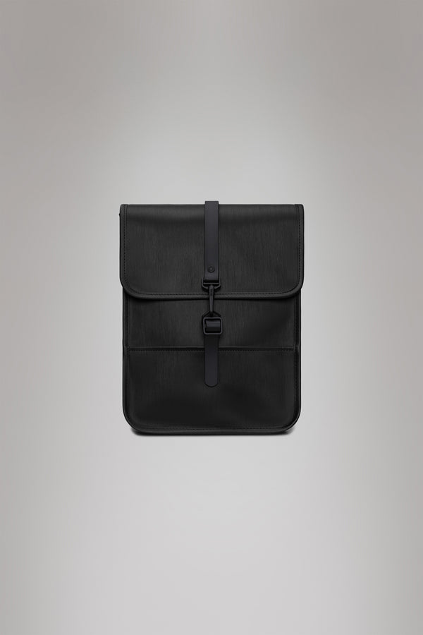 rains Backpack Micro Black Grain