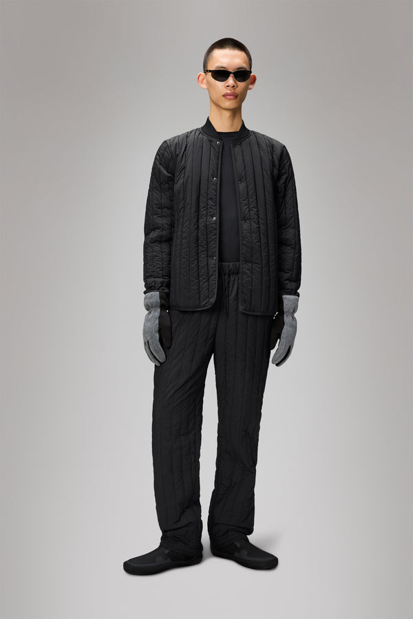 Rains Banja Liner Bomber Jacket Black