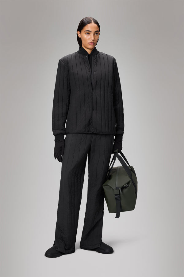 Rains Banja Liner Bomber Jacket Black