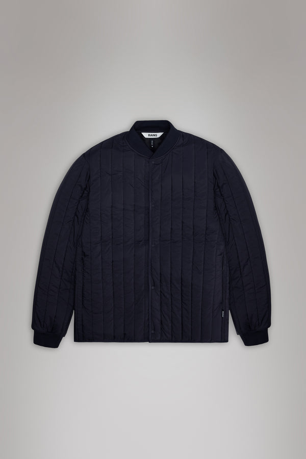 Rains Banja Liner Bomber Jacket Navy