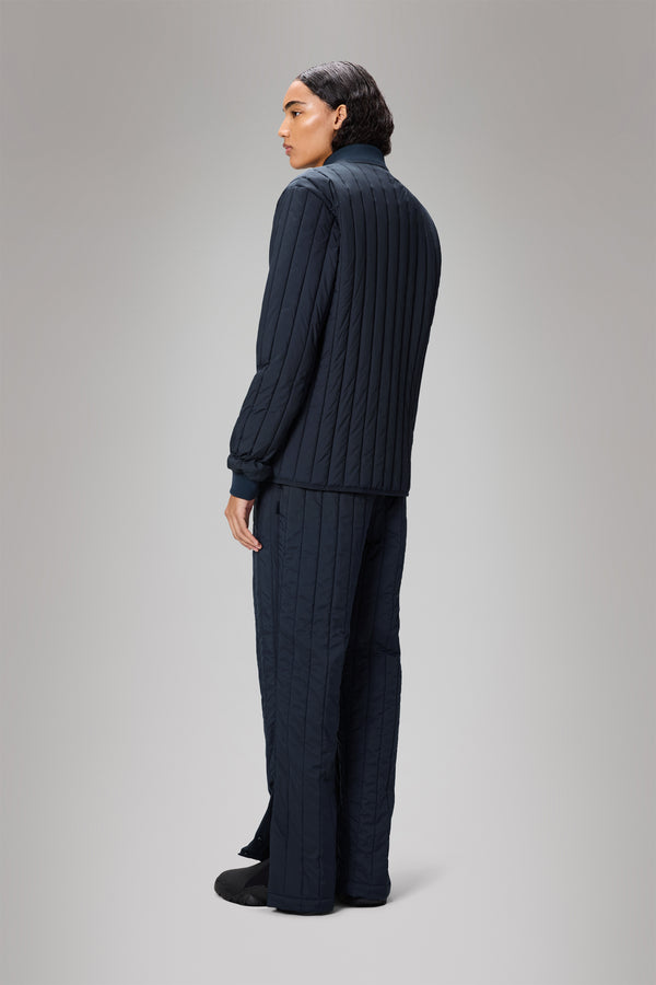 Rains Banja Liner Bomber Jacket Navy