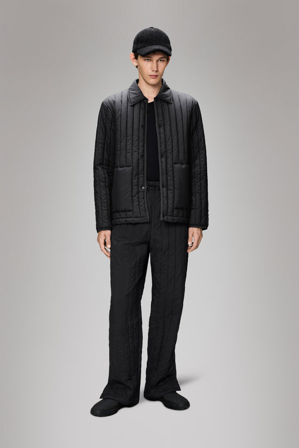 Rains Banja Liner Overshirt Black