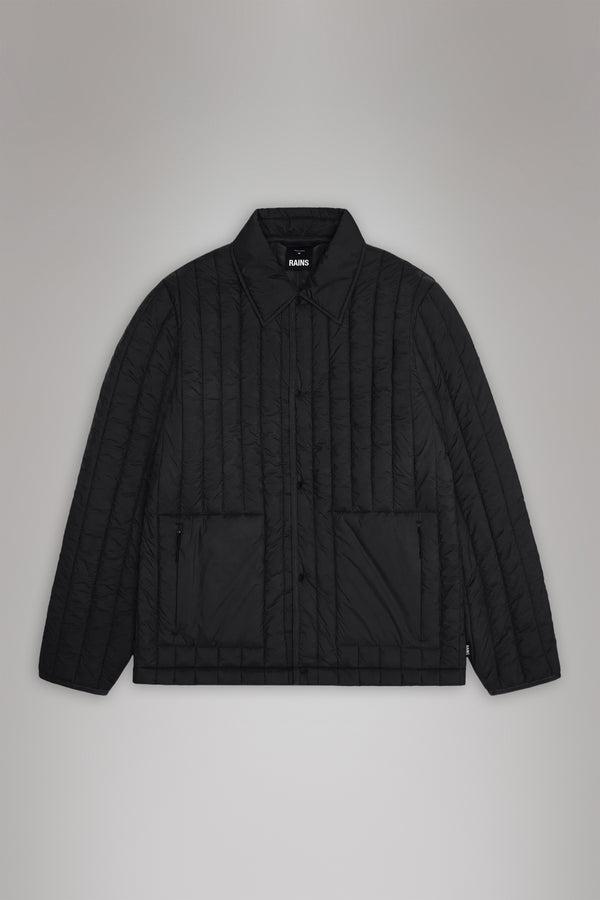 Rains Banja Liner Overshirt Black
