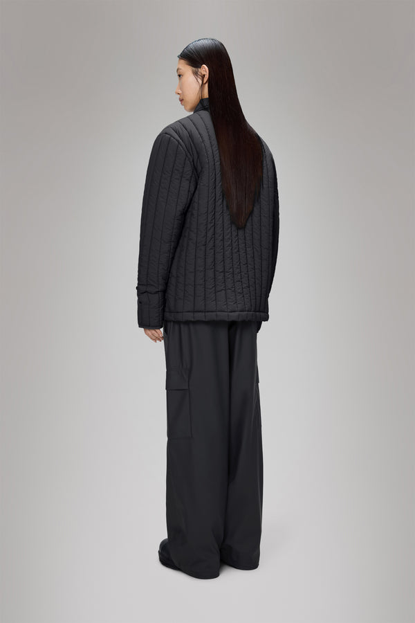 Rains Banja Liner Overshirt Black