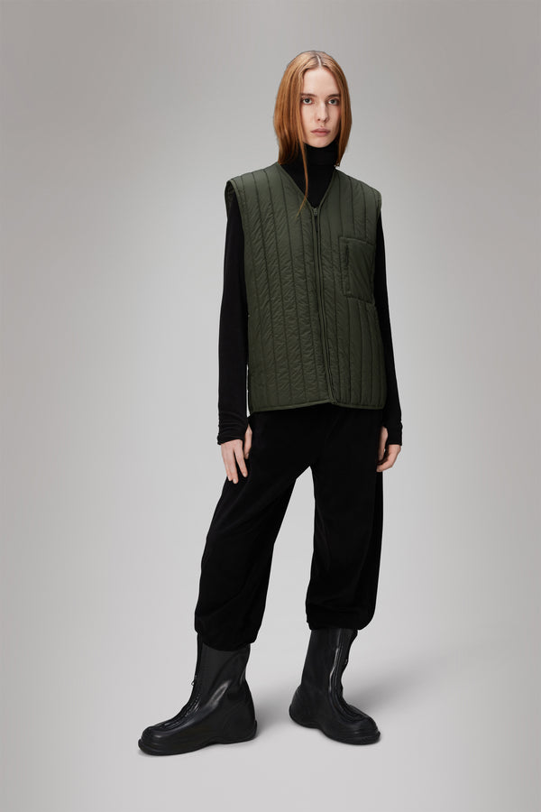 Rains Banja Liner Vest Green