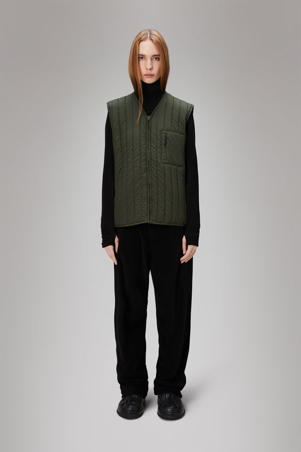 rains Banja Liner Vest Green