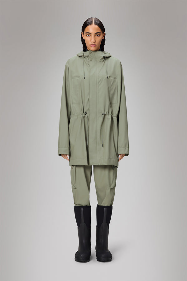rains Bold Long Jacket Drift