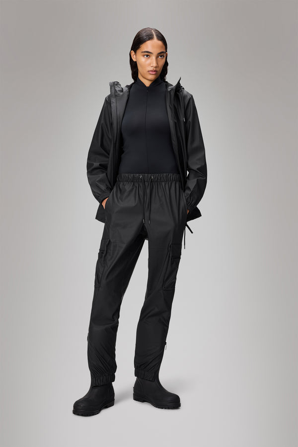 Rains Cargo Rain Pants Regular Black