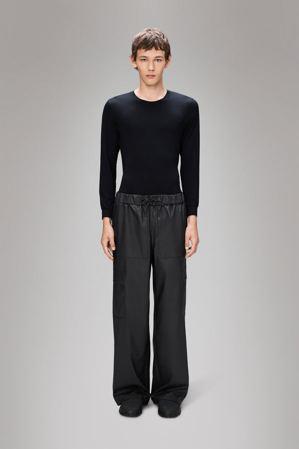 rains Cargo Rain Pants Wide Black