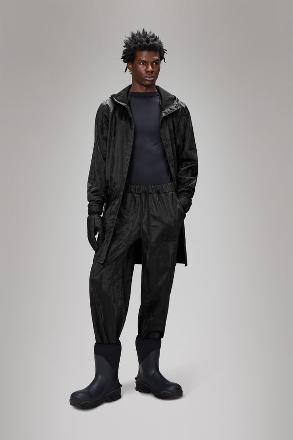 Rains Cargo Rain Pants Wide Coal