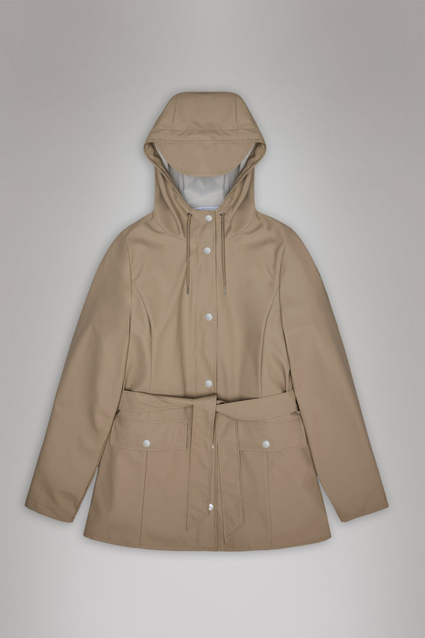 Rains Curve Jacket Beige