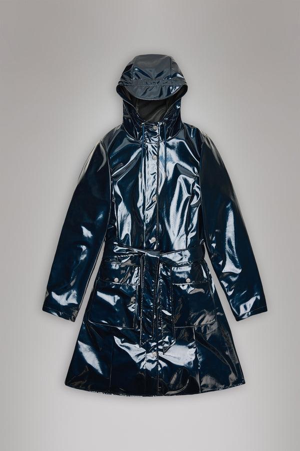Rains Curve Long Jacket Spill