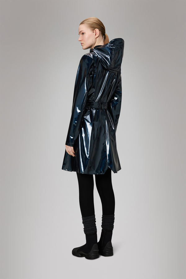 Rains Curve Long Jacket Spill