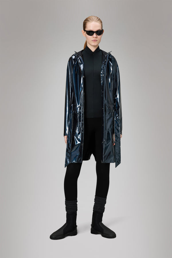 Rains Curve Long Jacket Spill
