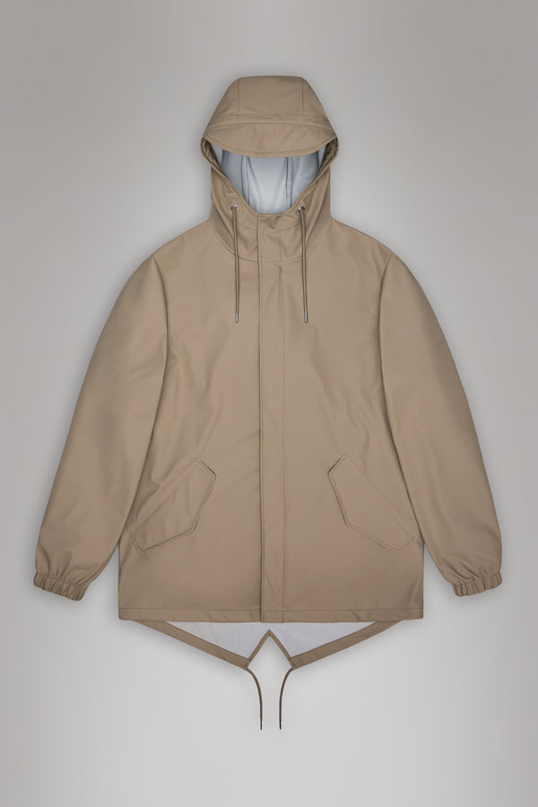 Rains Fishtail Jacket Beige