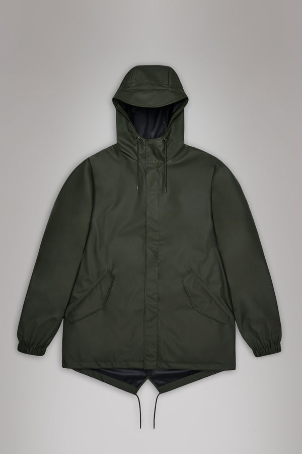 Rains Fishtail Jacket Green
