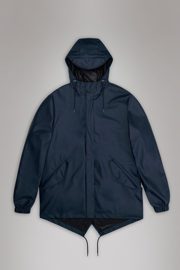Rains Fishtail Jacket Navy