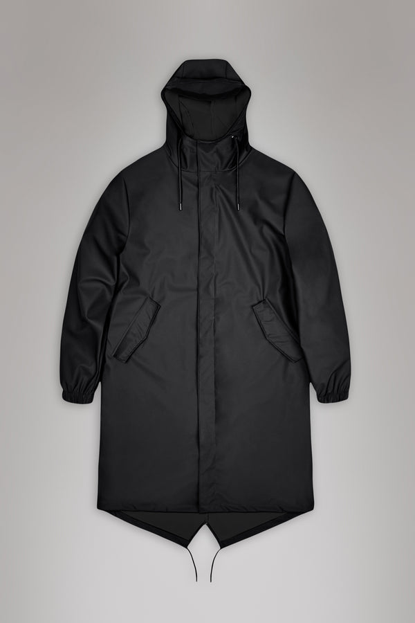 Rains Fishtail Parka Black