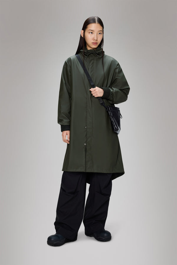 Rains Fishtail Parka Green
