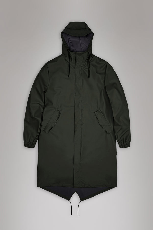 Rains Fishtail Parka Green