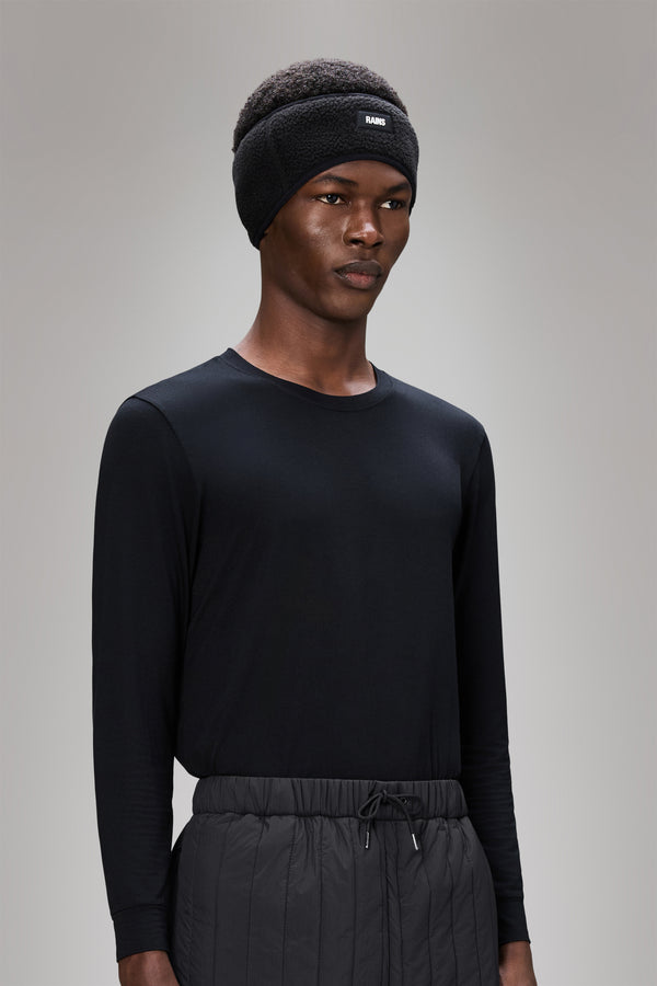 Rains Fleece Headband Black